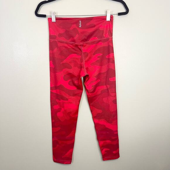 Lilybod Red Camo Athletic Workout Leggings Size S - Picture 5 of 9
